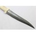 Dagger Knife wootz antique steel blade camel bone elephant face Handle P 232